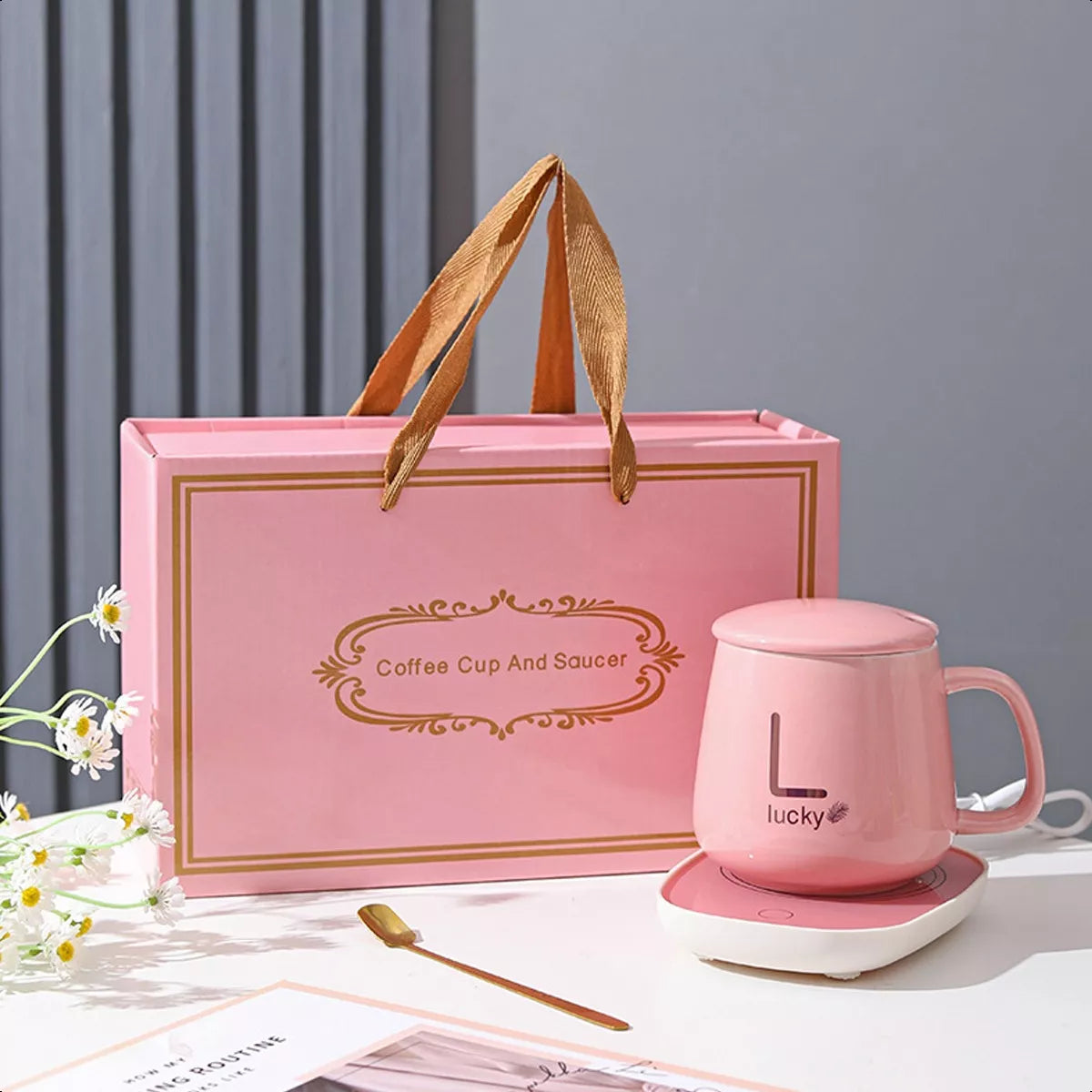 Taza Con Calentador Eléctrico 55°c