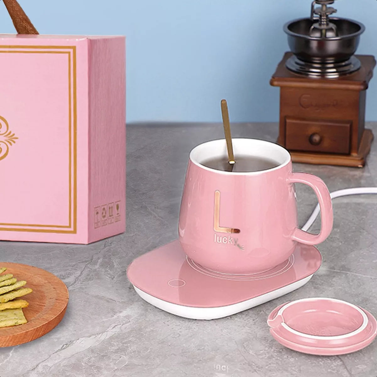 Taza Con Calentador Eléctrico 55°c