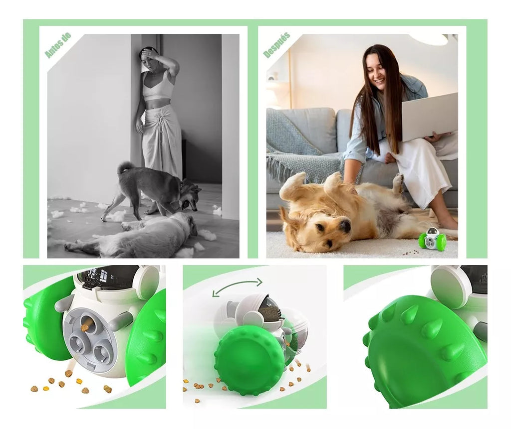 Juguete para Perros y gatos Dispensador De Alimento