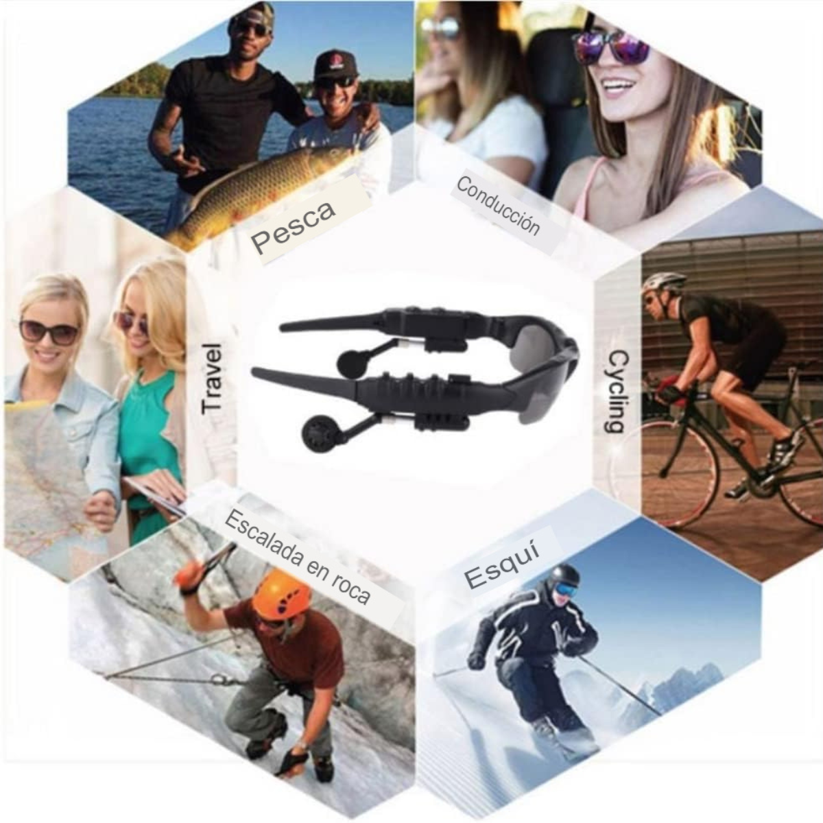 Gafas De Sol Lentes Con Audio Bluetooth