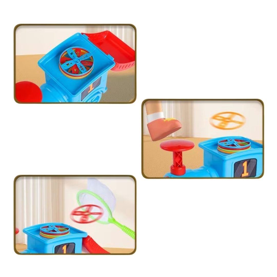 Tren Lanza Discos Voladores