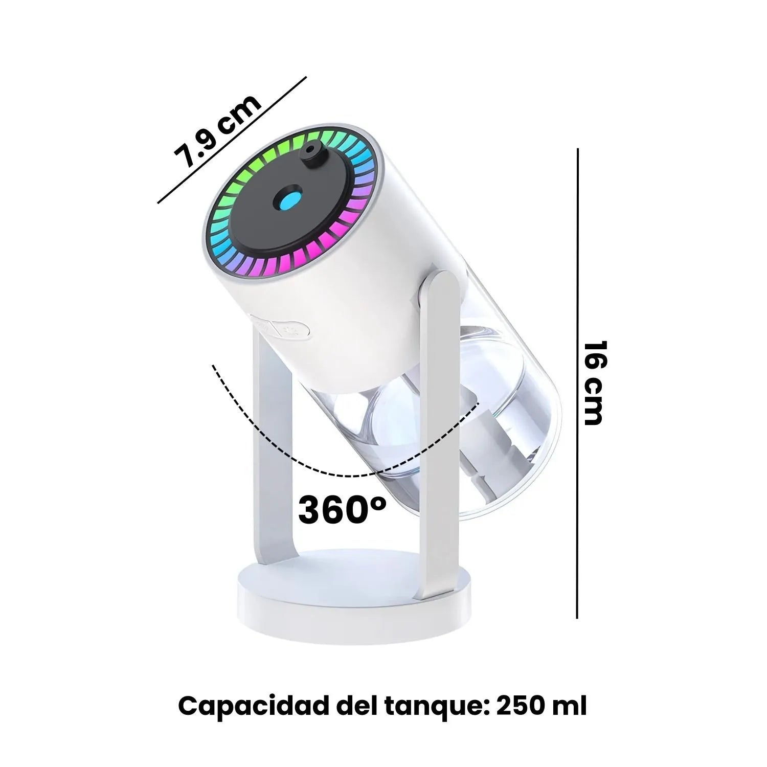 Humidificador Difusor Con Proyector