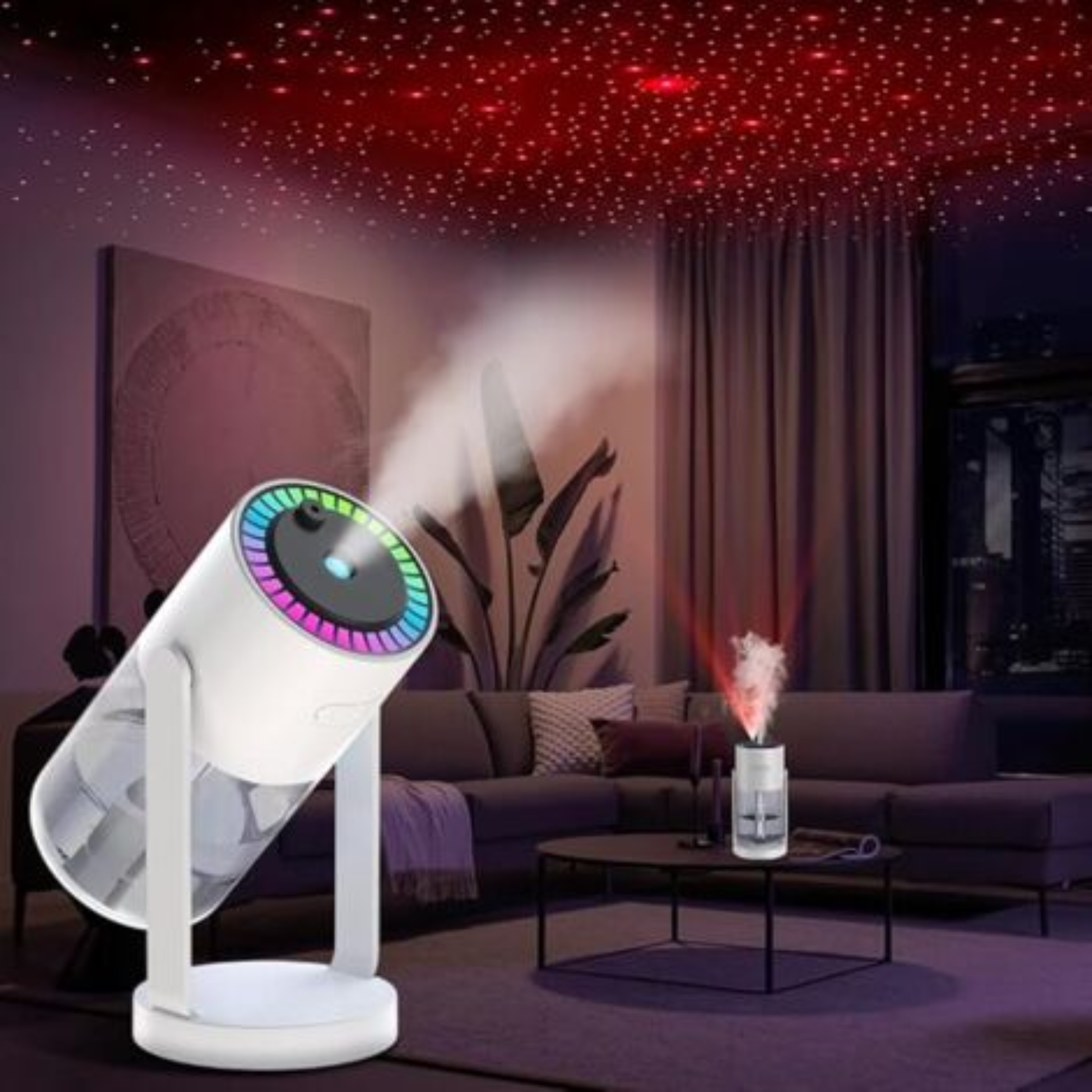 Humidificador Difusor Con Proyector