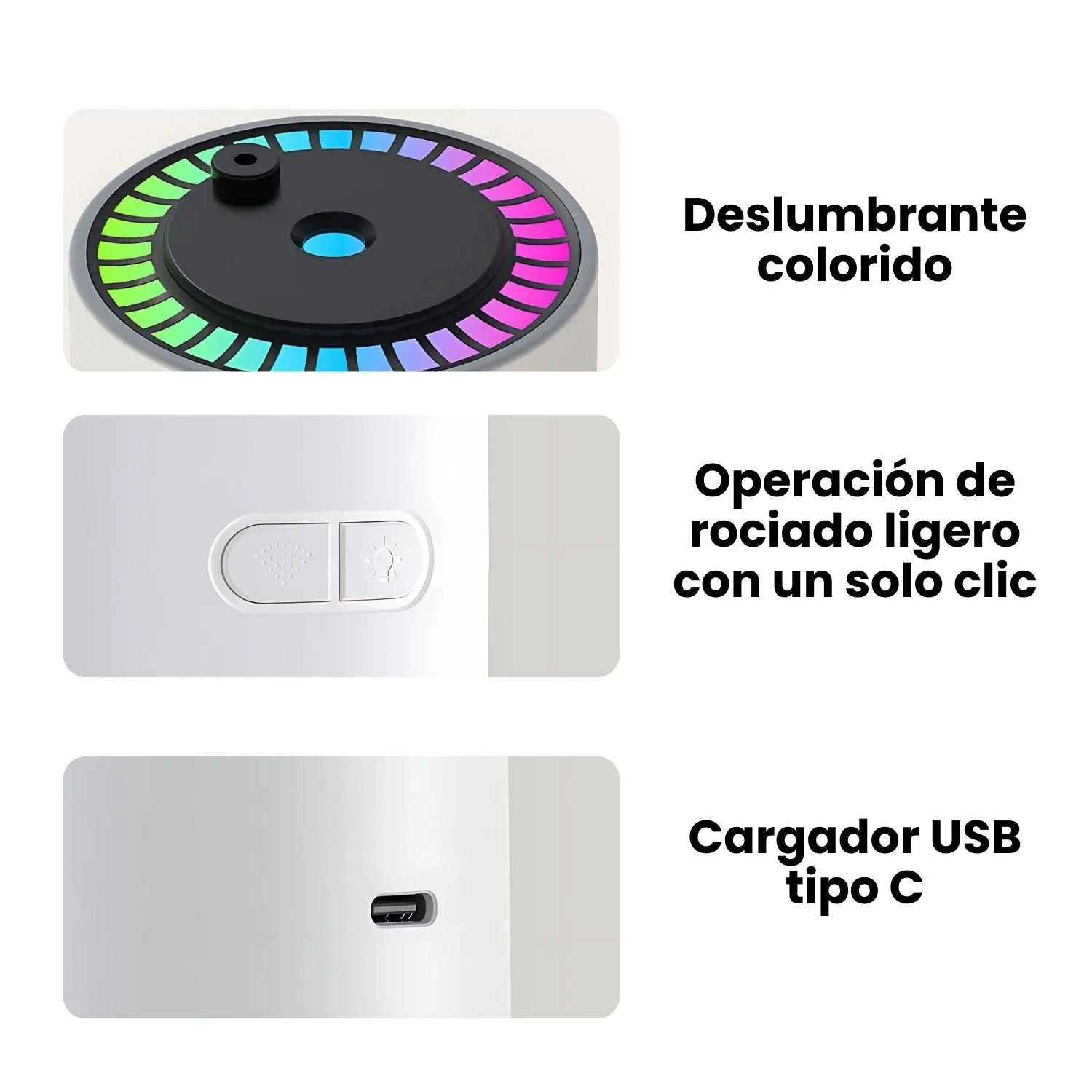 Humidificador Difusor Con Proyector